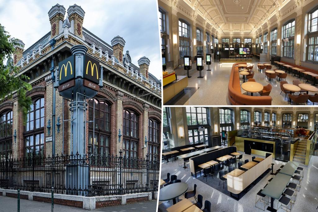 The most beautiful McDonald's in the world reopens inside the old train station