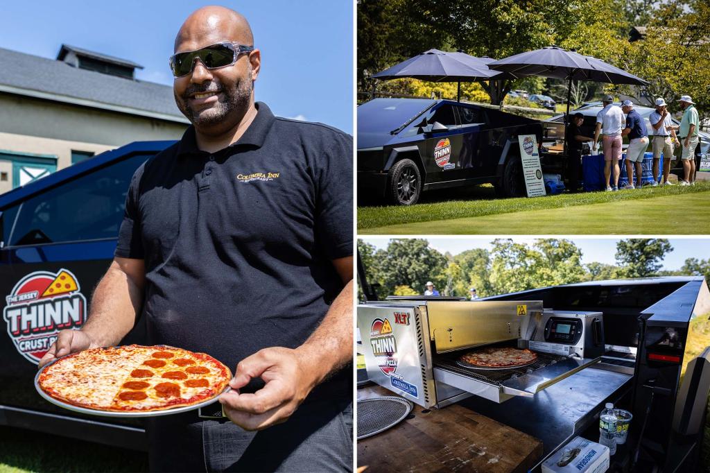 NJ Pizzeria Cooks On Cybertrucks "It's Nobody's Business"